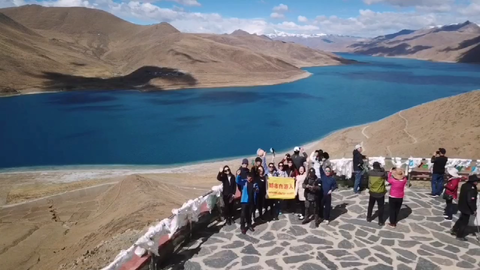 西藏羊卓雍措羊湖